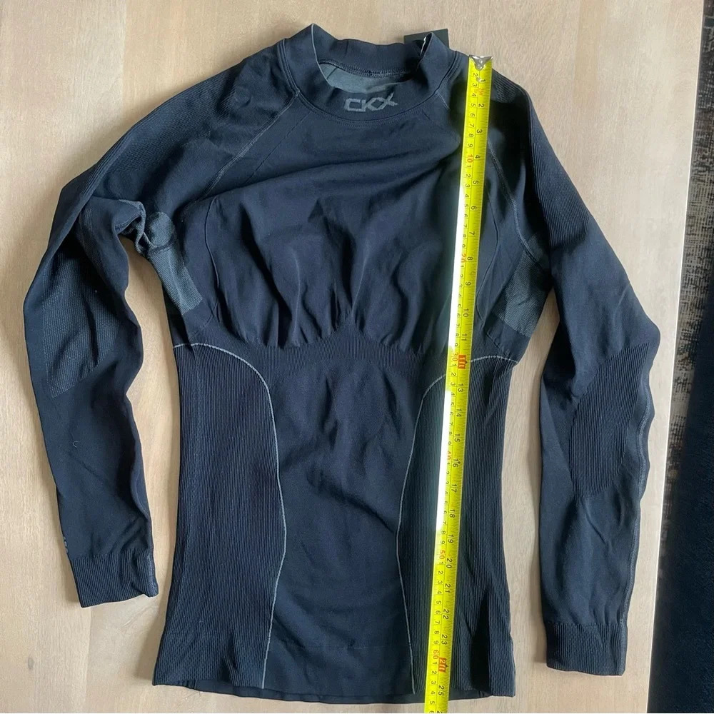 CKX Black Fitted Long Sleeve Thermal Top Base Layer - Picture 9 of 9